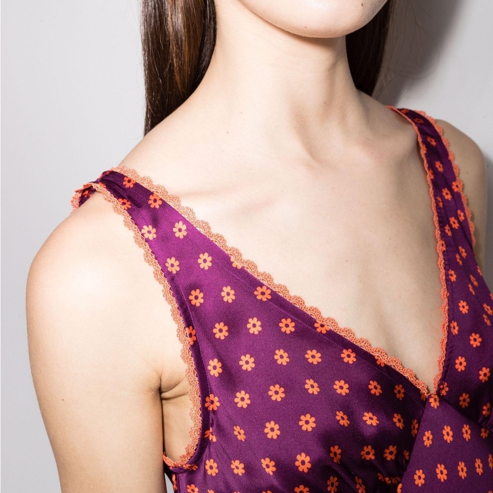 Reformation Keaton Silk Mini Slip Dress